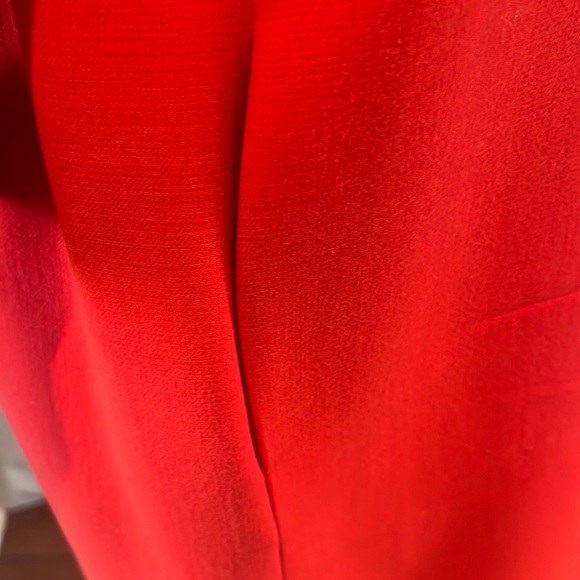 Charles Nolan red wool dress size 8 - Picture 5 of 9
